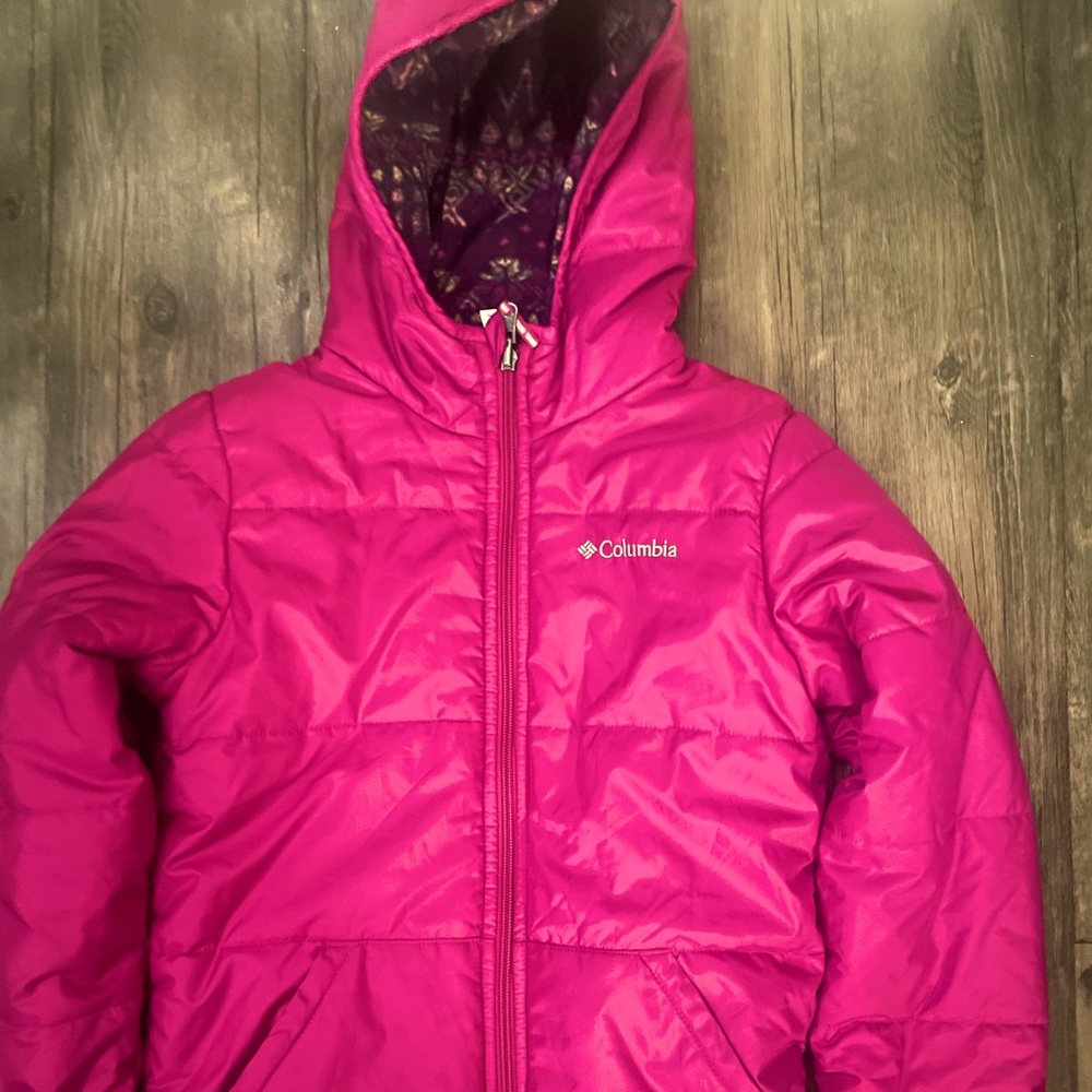 Columbia reversible jacket for girls size medium
